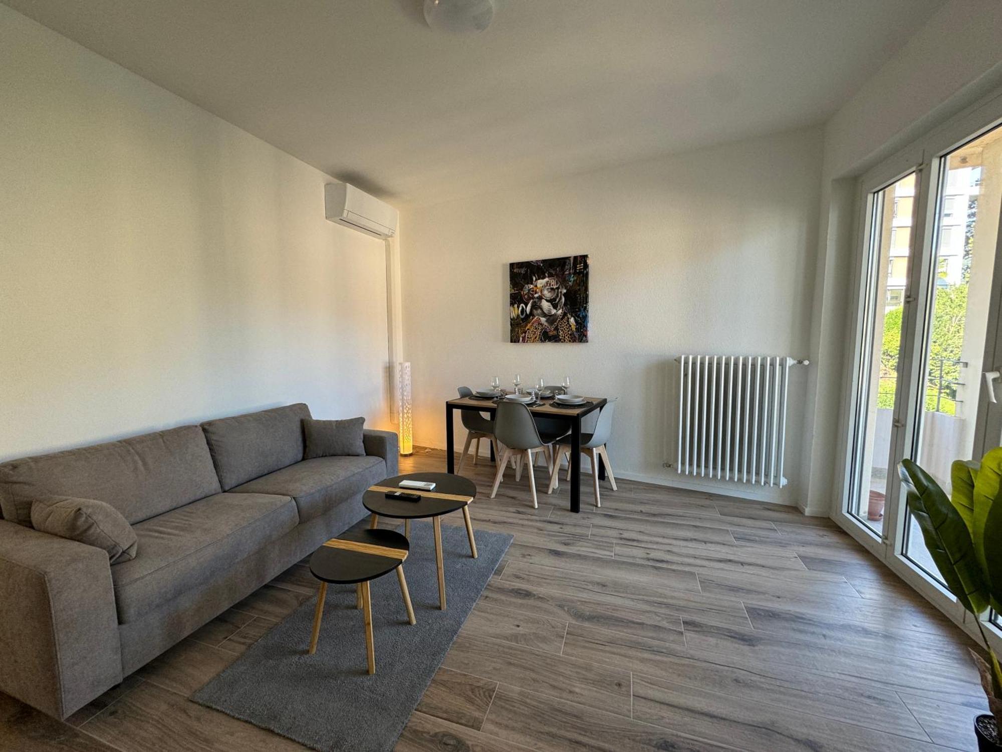 Deluxe Central Apartment - Free Parking Lugano Exterior photo